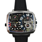 Odyssey Triple Time Zone Chronograph Limited Edition Mens Watch - Navy