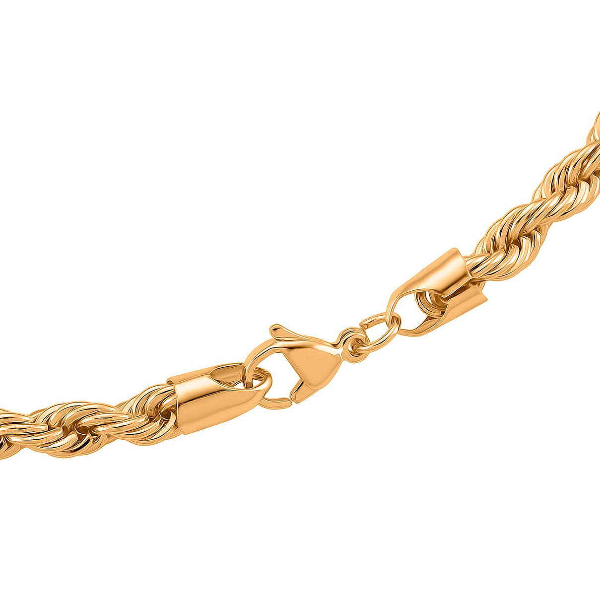 Chunky Rope Necklace (Size 18) in Yellow Gold Plated 8236114 9