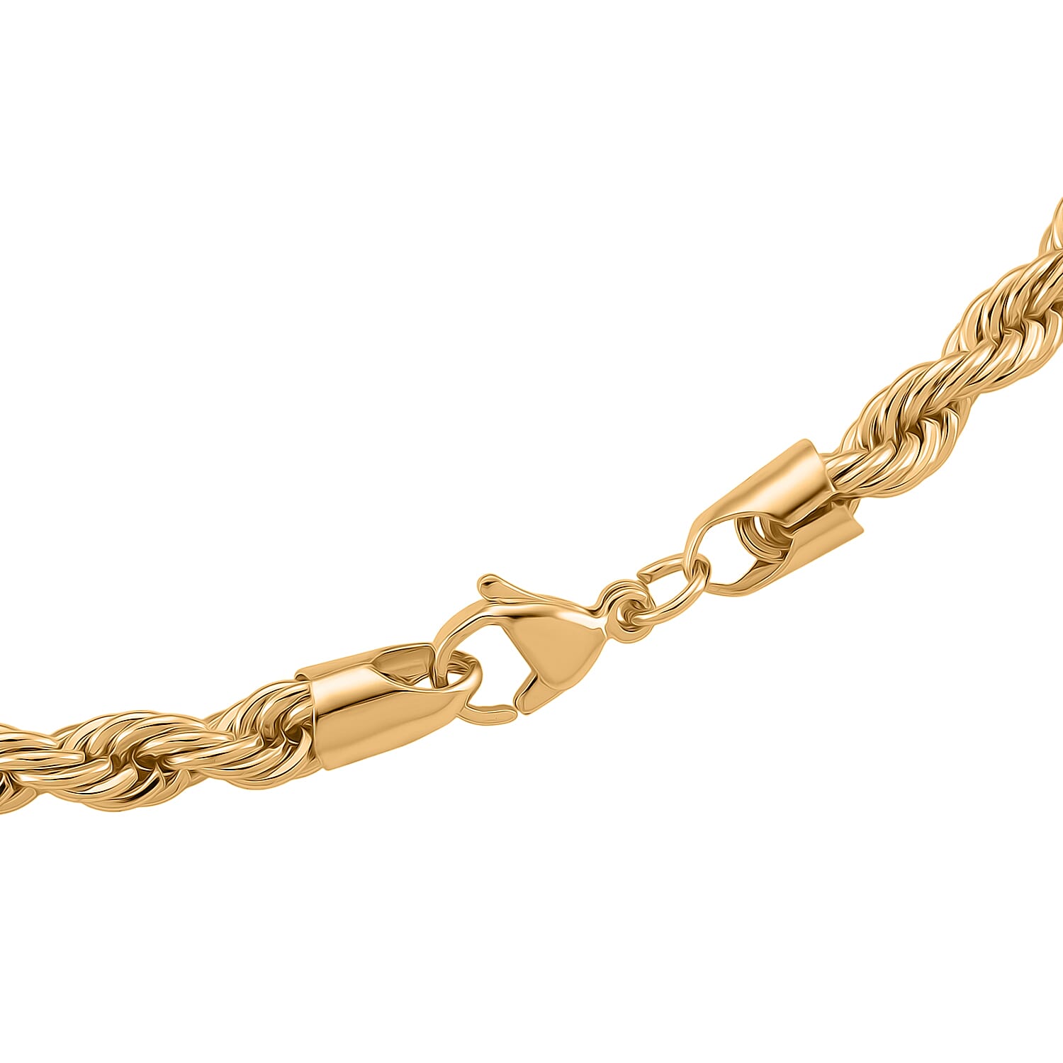 Chunky Rope Necklace (Size 18) in Yellow Gold Plated 8236114 9