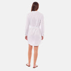 Charlotte West Ladies Linen Mix Tunic - Dress (Size 16) - White