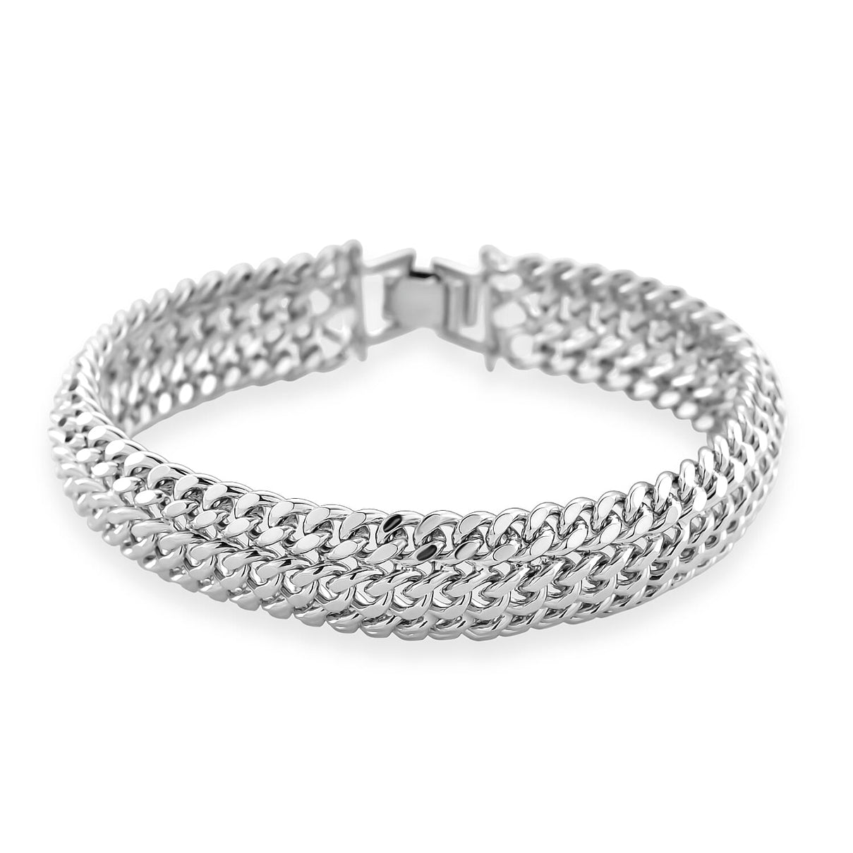 Triple Curb Link Bracelet (Size 7.75) 8273379 0
