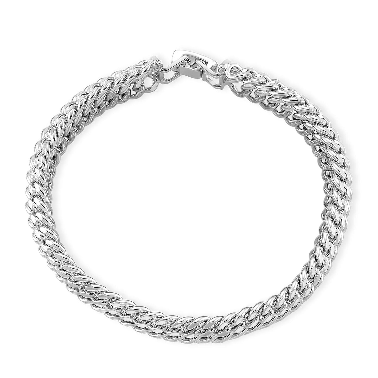 Triple Curb Link Bracelet (Size 7.75) 8273379 5