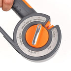 Livmore 6-in-1 Multi-Functional Knife Sharpener - Grey & Orange
