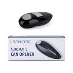 Livmore Automatic Can Opener - Battery Operated (2 x AA not inc) - Black