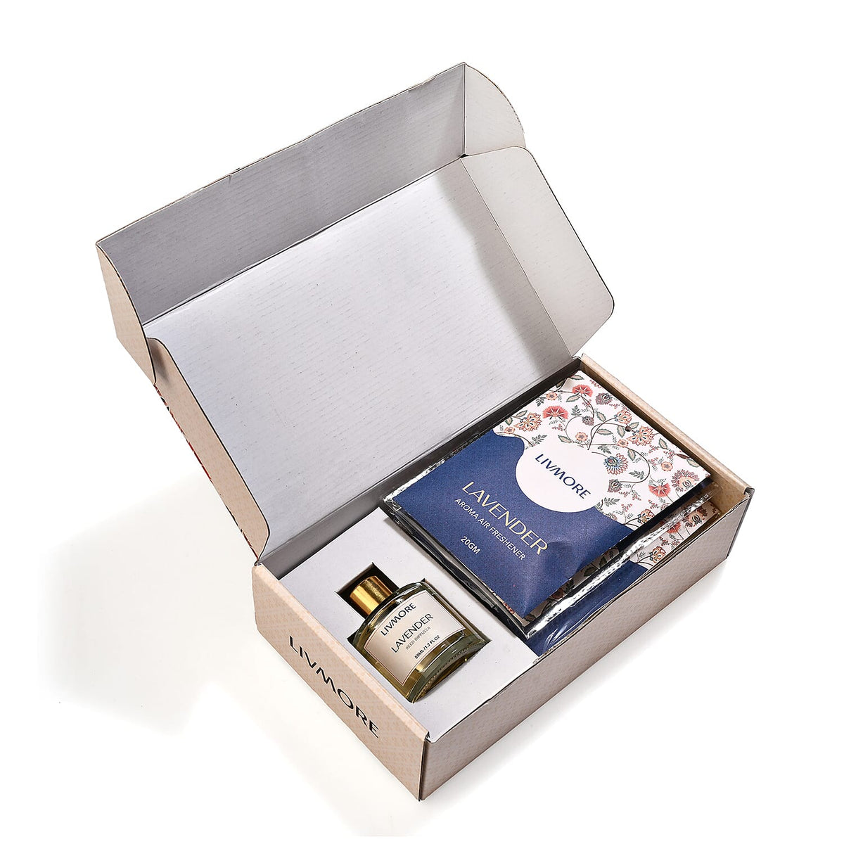 Livmore Lavender Home Fragrance Set - Contains 50ml Reed Diffuser with 4 Reed Sticks and 6 Fragrance Sachets V32512330 7