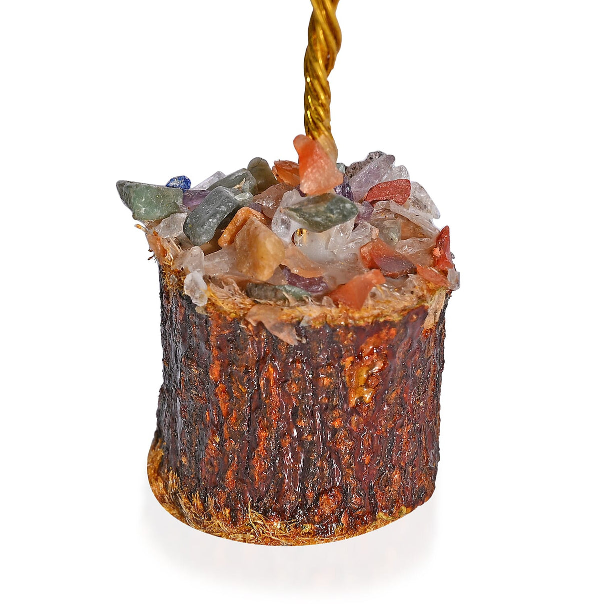 Tucson Find  Deal Livmore Set of 12 Gemstone Bonsai Trees (5.08cm) - Multi Colour 8279046 5