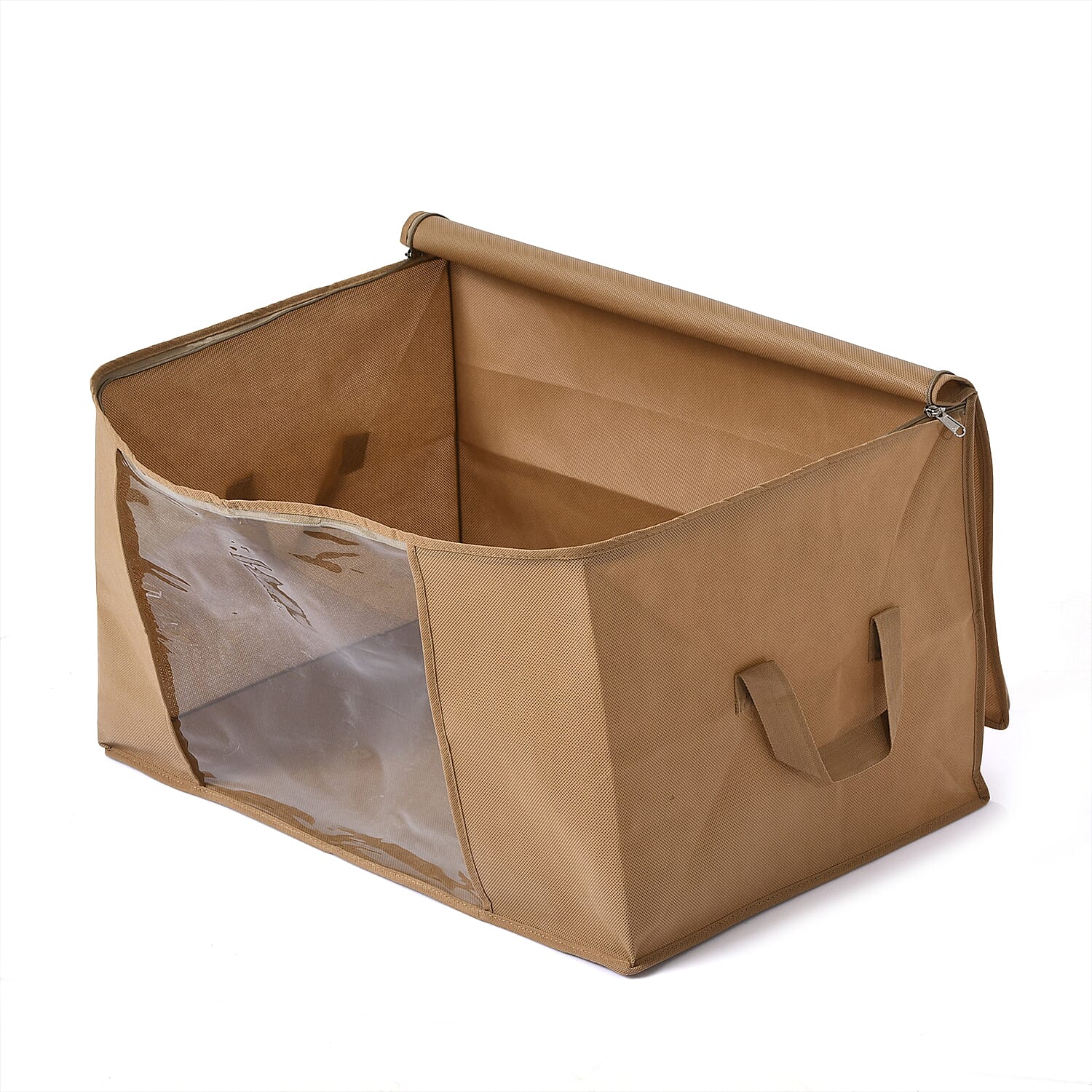 Livmore Set of 5 Non-Woven Fabric Storage Bags with Clear Window (34 x 60 x 42 cm) - Sand 8323860 7