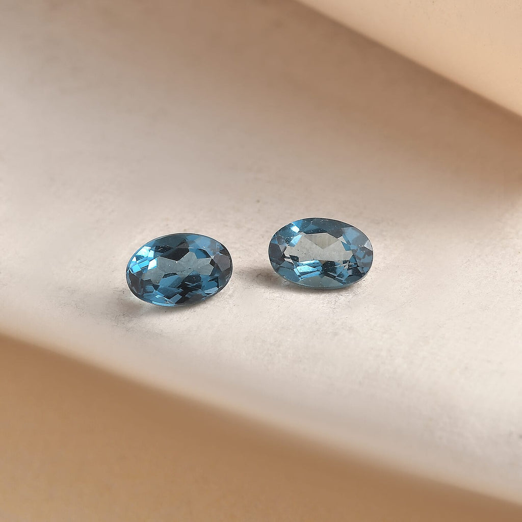 London Blue Topaz Oval 6x4 mm