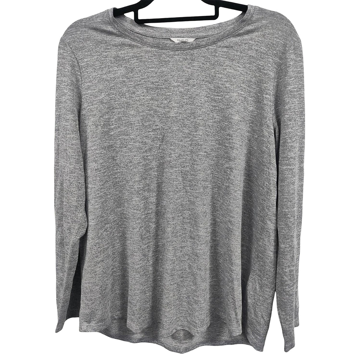 Long Sleeves Casual Jersey Tops (Size 20) - Grey 7887062 0