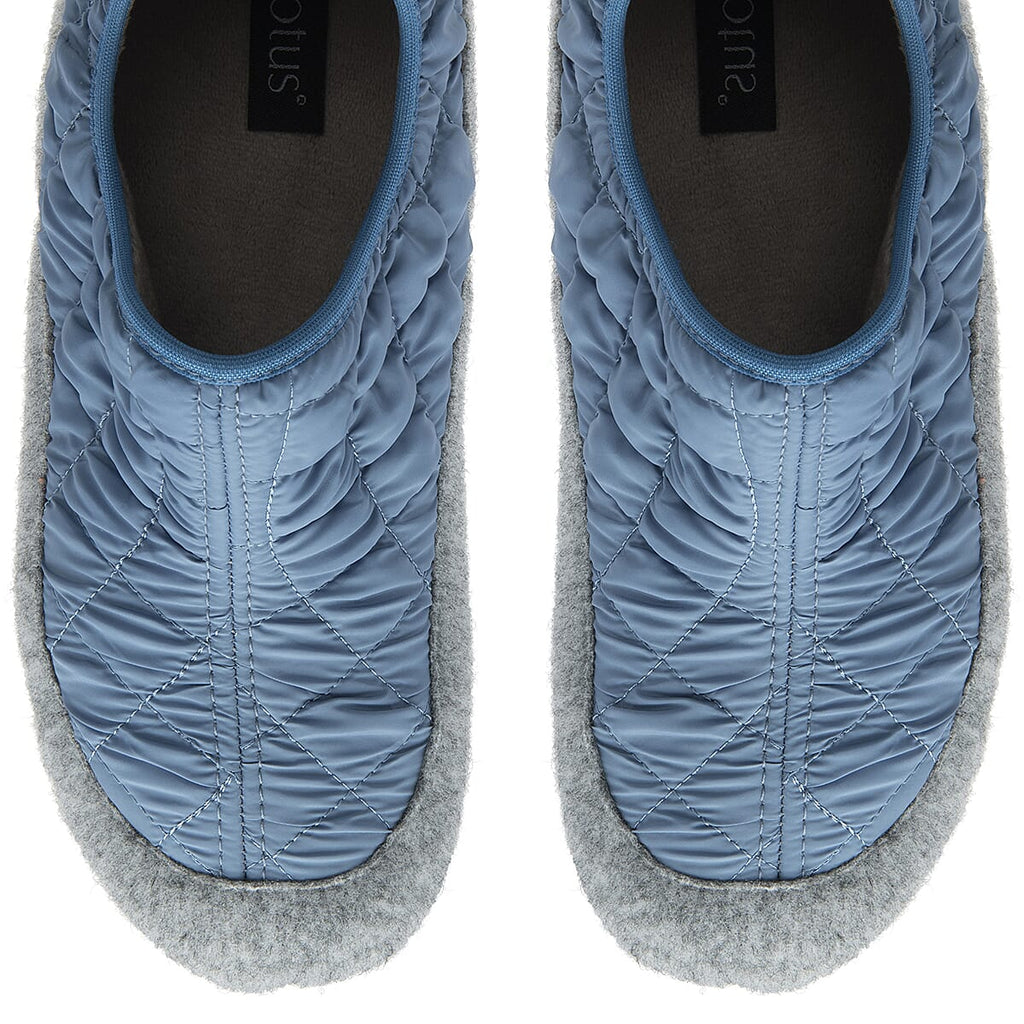 Lotus Alondra Quilted Slip-On Slipper (Size 9) - Blue
