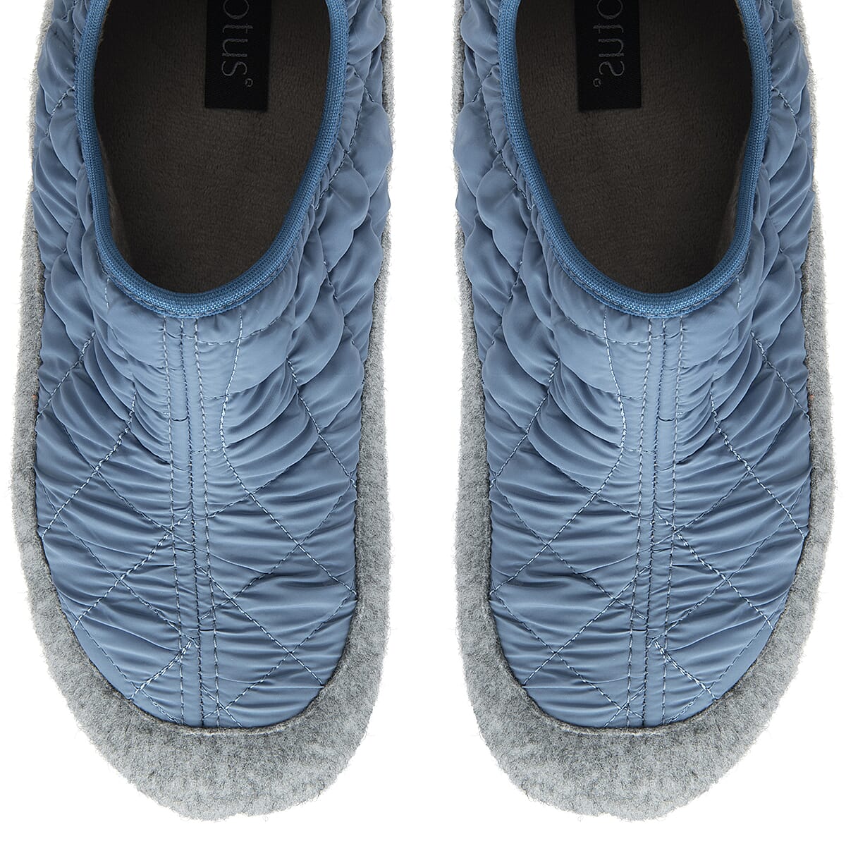 Lotus Alondra QuiltedÂ Slip-On Slipper (Size 3) - Blue 8357370 2