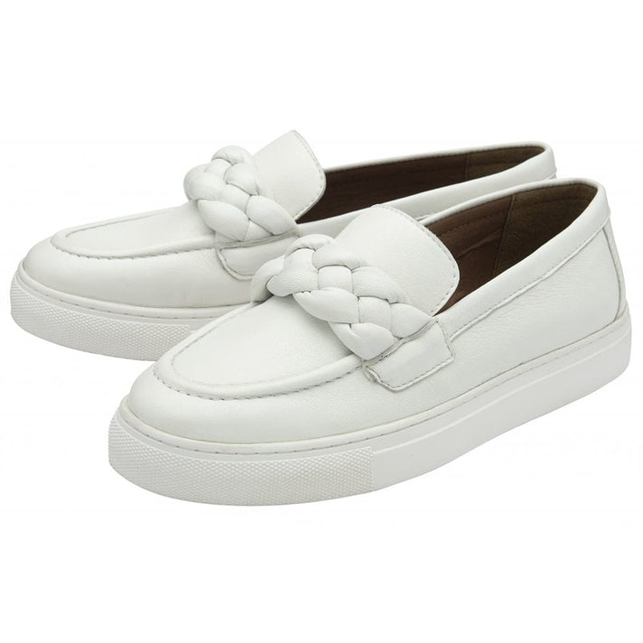 Lotus Women's Bertie Braided Detail Casual Loafers 8206950 2
