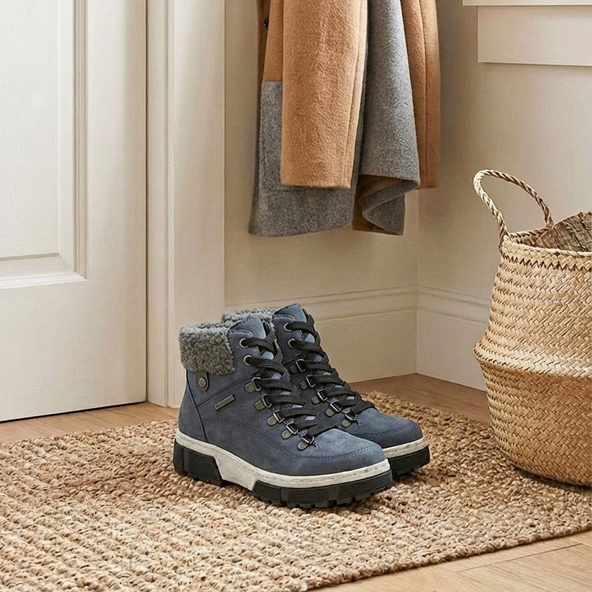 Lotus Conniston Waterproof Leather Ankle Boot (Size 5) - Blue V32514689 2