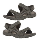 Lotus Douglas Mens Strap Sandals (Size 8) - Black