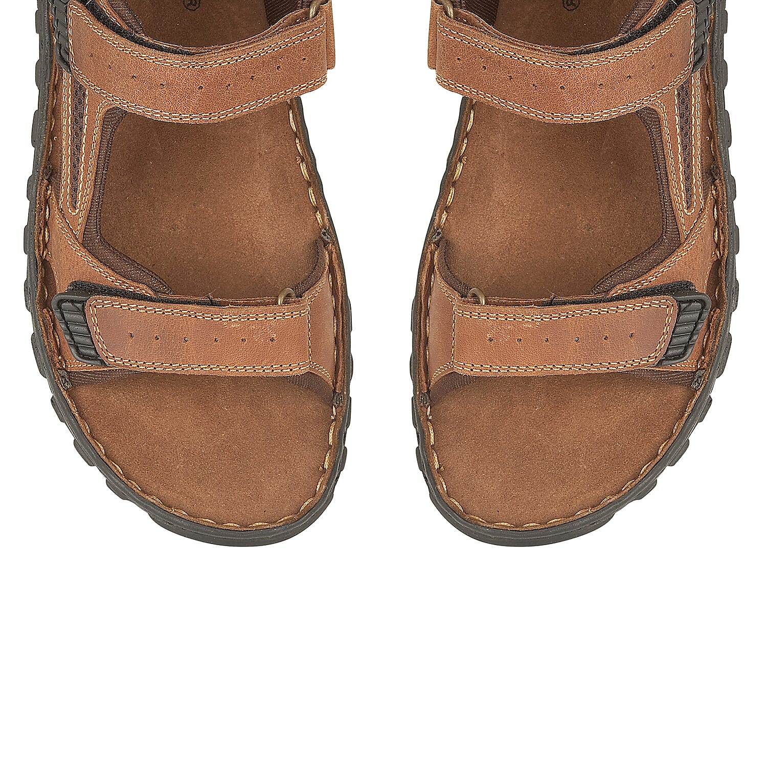 Lotus Douglas Men's Strap Sandals - Tan 6486715 3