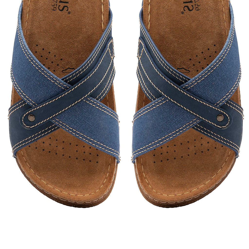 Lotus Marvin Mens Mule Sandals (Size 9) - Denim