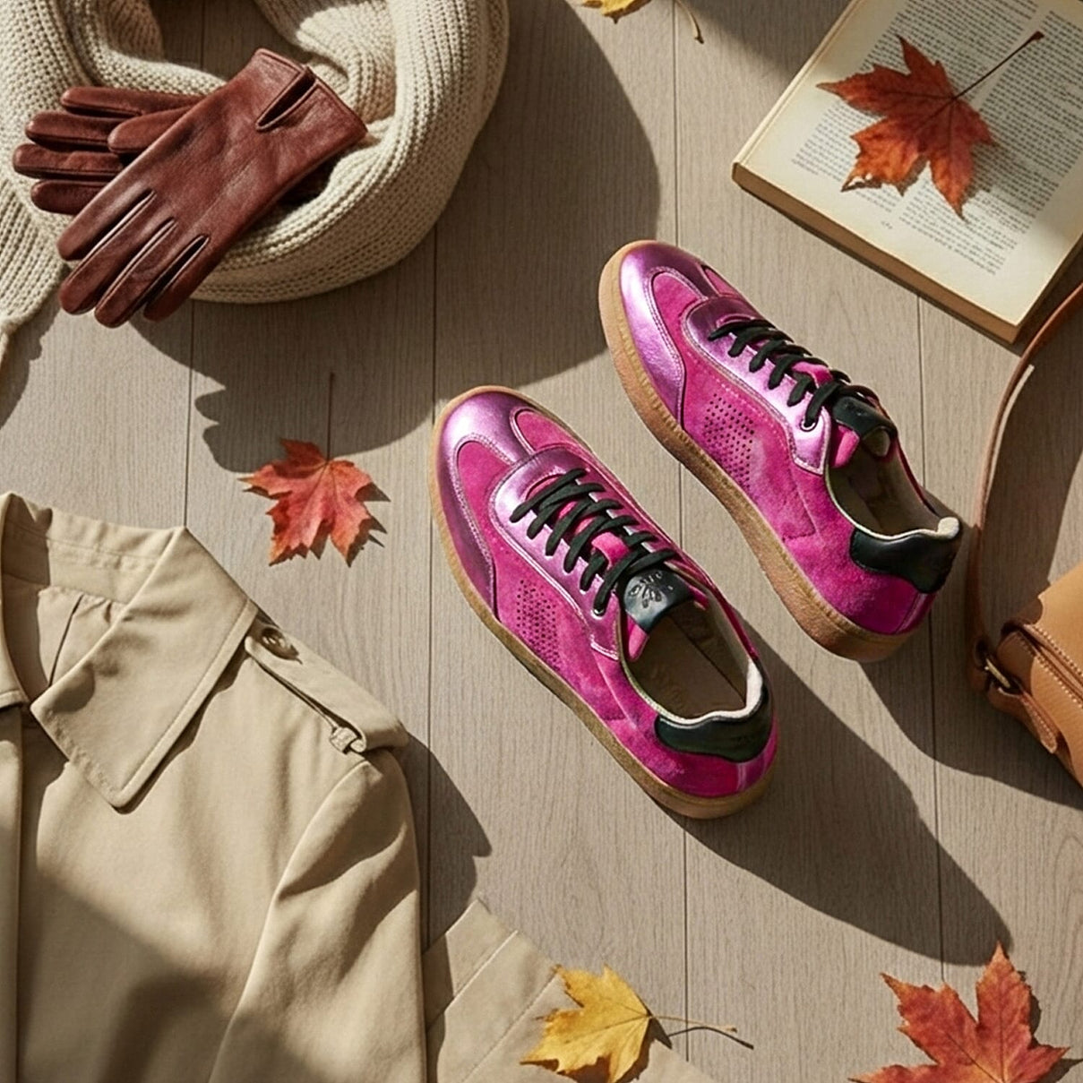 Lotus Frapporta Ladies Leather Trainers (Size 6) - Pink V32514690 5
