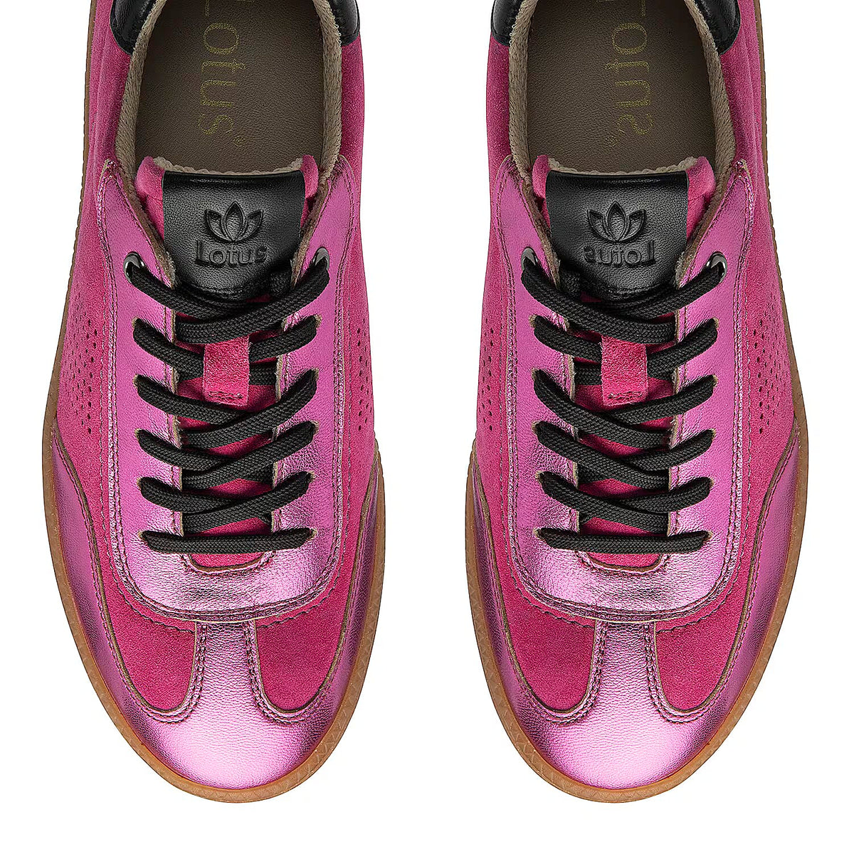 Lotus Frapporta Ladies Leather Trainers (Size 6) - Pink V32514690 6