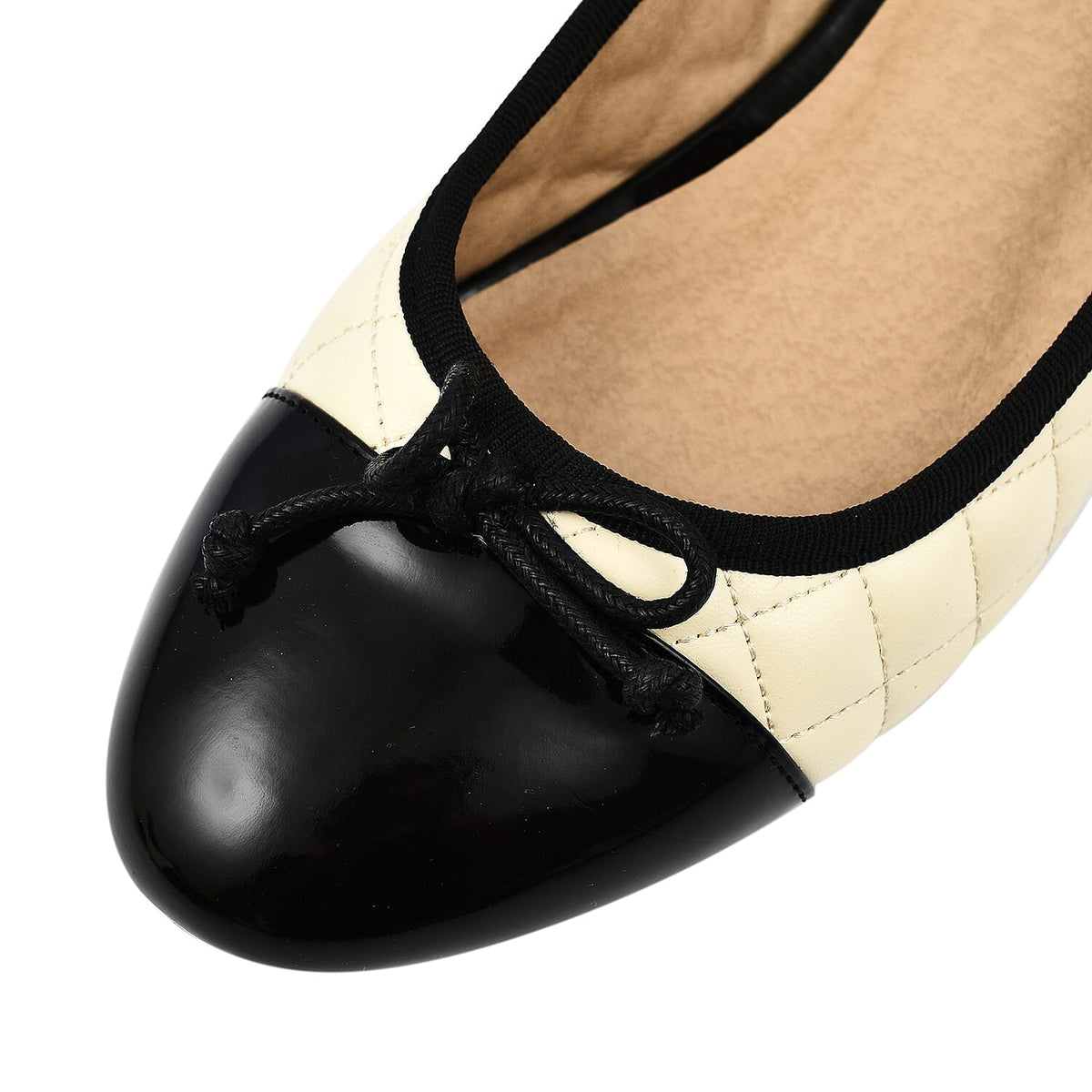 Lotus Ivy ballerina shoes - Cream &amp; Black 7755233 5
