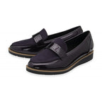 Lotus Ladies Cambridge Loafer Shoe (Size 3) - Purple
