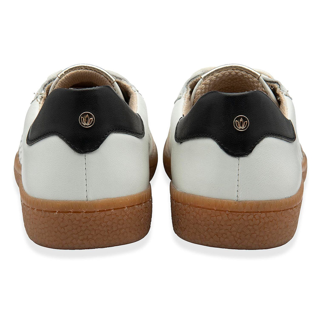 Lotus Frapporta Women Leather Retro Style Lace-Up Casual Shoes (Size 4) - Ecru