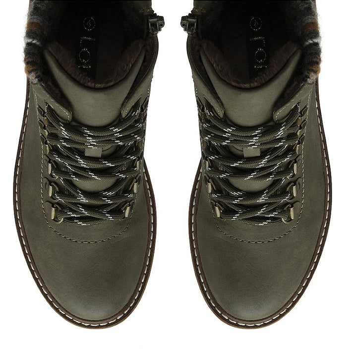 Lotus Womens Myrtle Waterproof Ankle Boot (Size 4) - Green 8358662 2