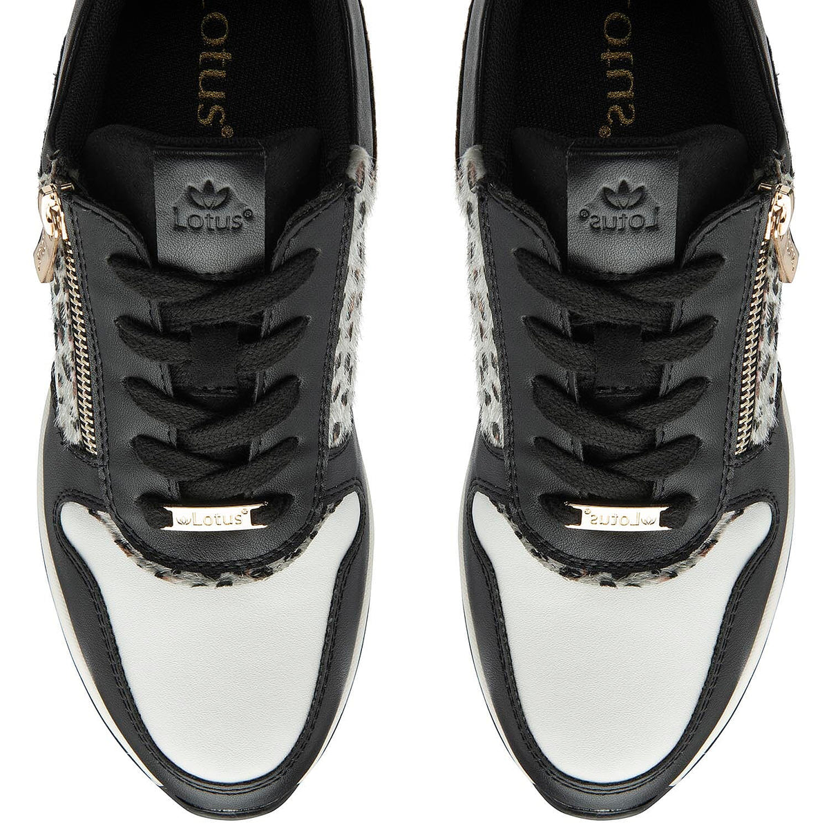Lotus Moore Women's Wedge Animal Print Sneakers V32614520 2