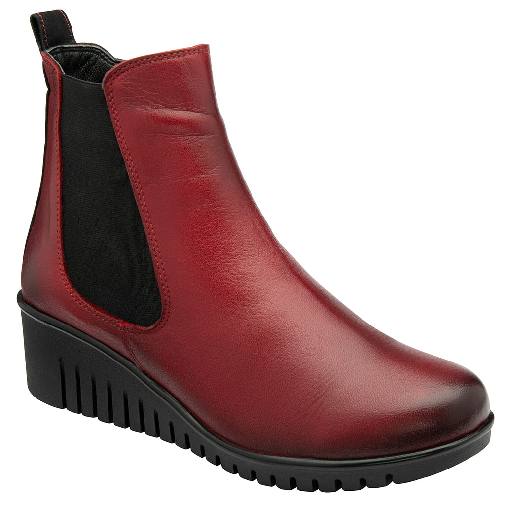Lotus Dresden Ladies Ankle Boot (Size 5) - Red