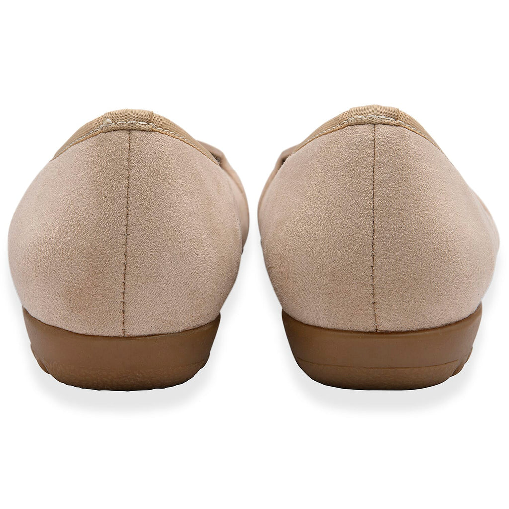 Lotus Ladies Eleni Casual Slip-On Pump With Chain Detail (Size 6) - Natural