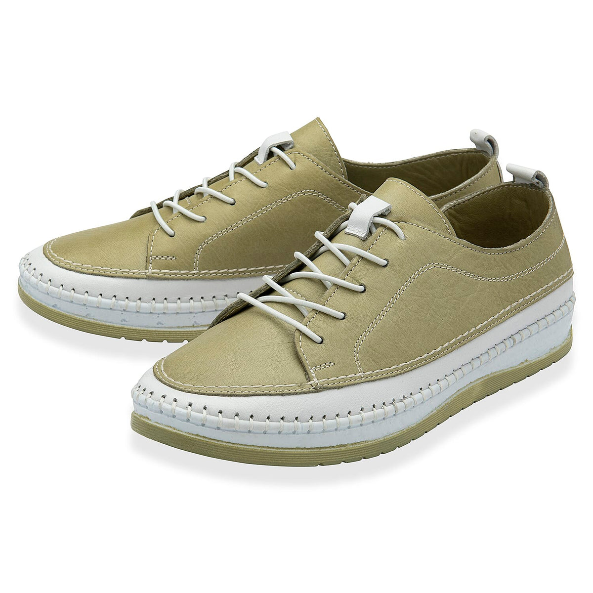 Lotus Womens Rimini Lace Up Casual Sneaker (Size 8) - Sage V32631083 1