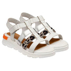 Lotus Ladies Shoe (Size 7) - White & Leopard
