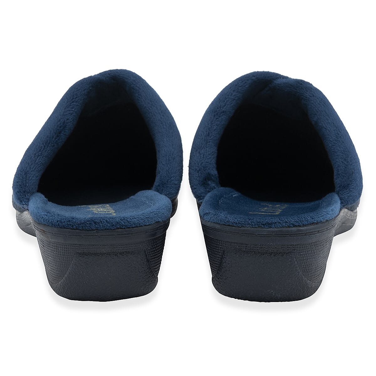 Lotus Gracia Womens Patterned Slip-On Slippers (Size 3) - Navy 8357289 3