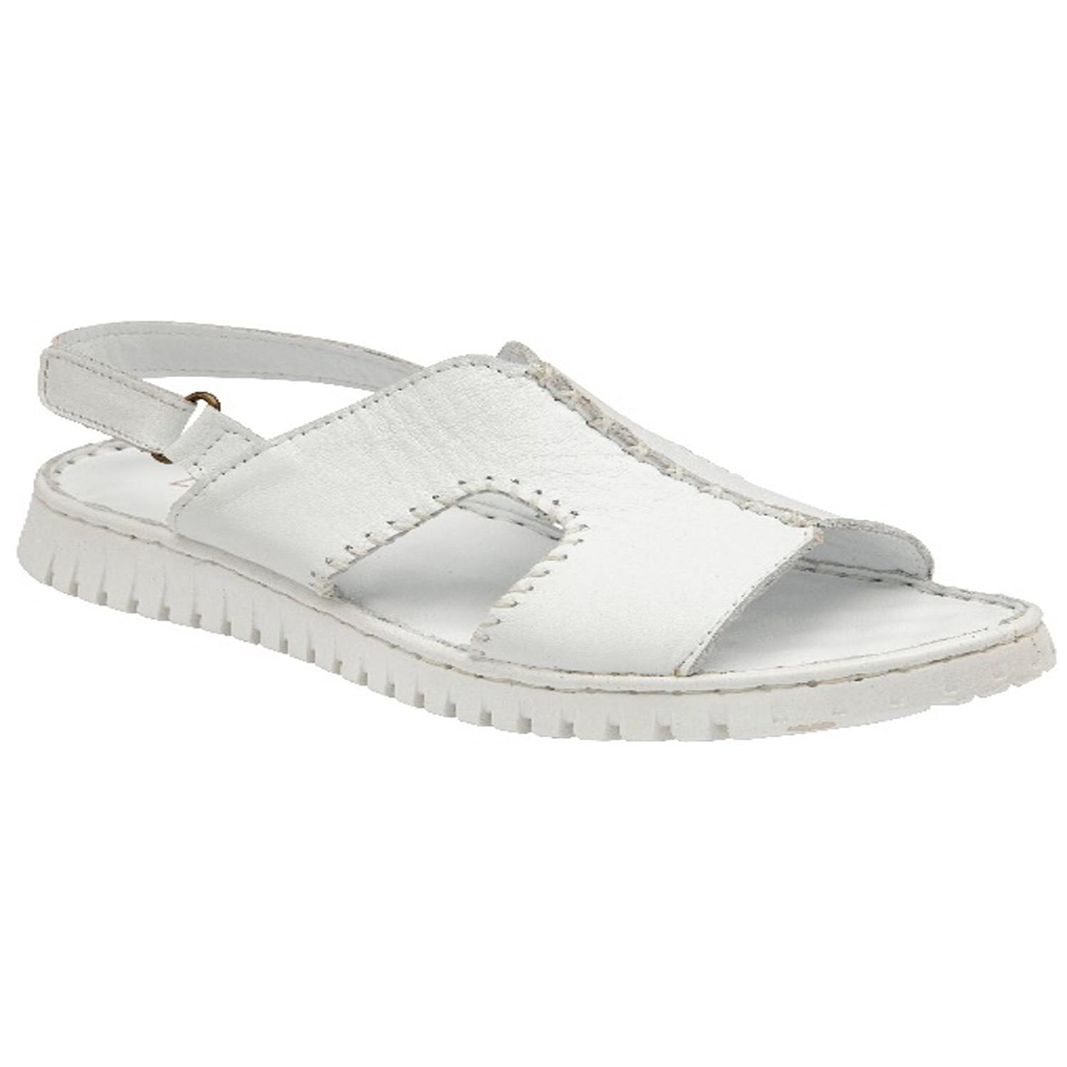 Lotus Ladies White Astrid Open-Toe Mule Sandals (Size - 3) 8177918 1