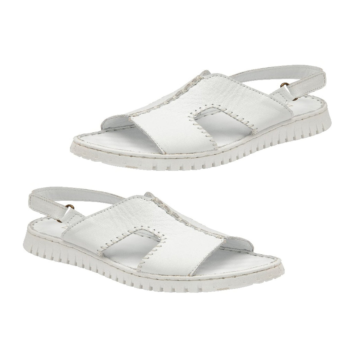 Lotus Ladies White Astrid Open-Toe Mule Sandals (Size - 5) 8177920 0