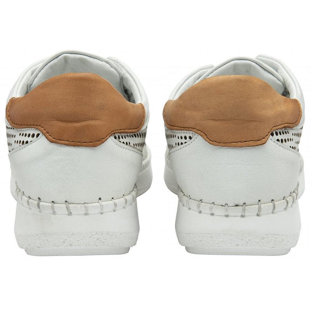 Lotus Womens Lorena Breathable Leather Trainers (Size 3) - White