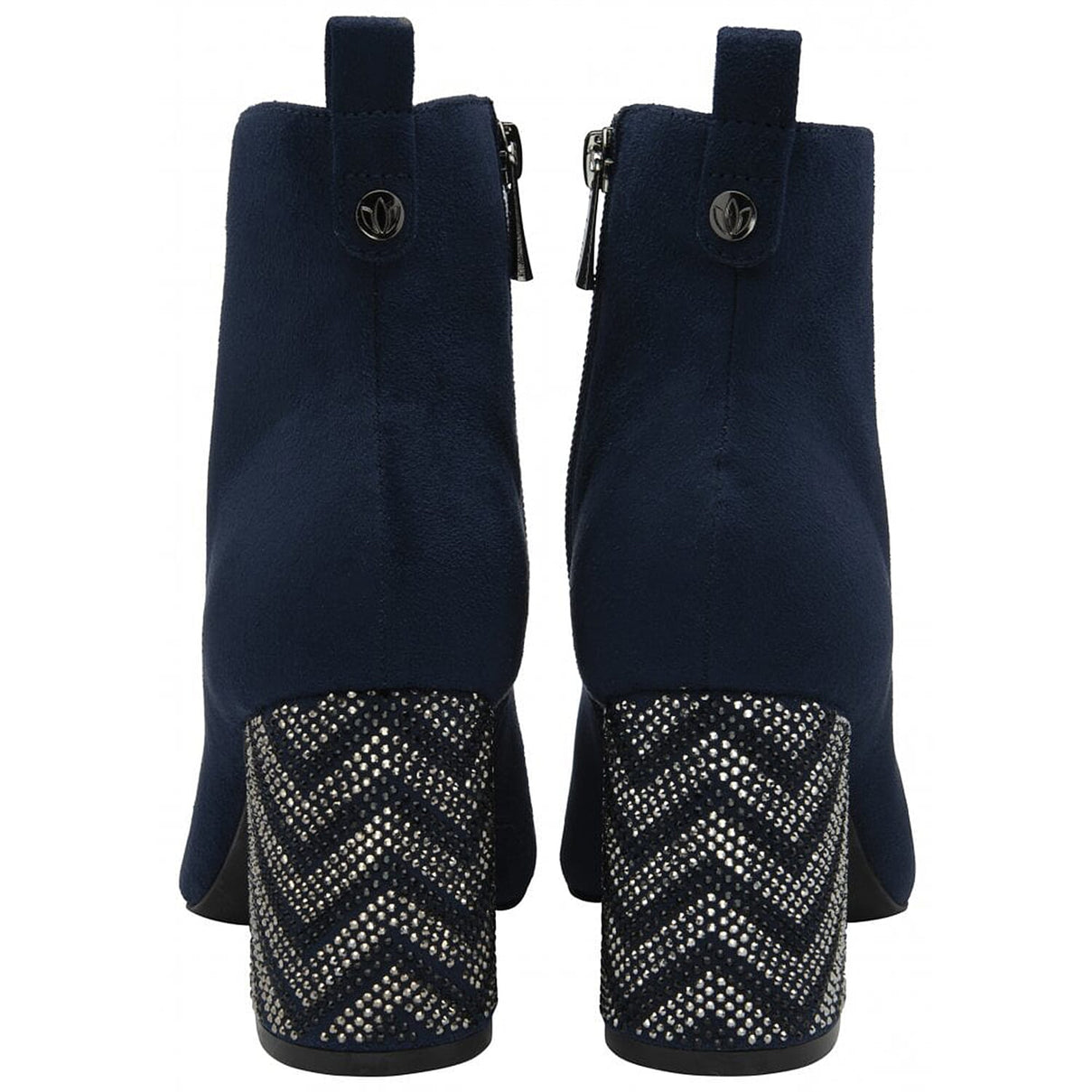 Lotus Lori Pointed Toe Ankle Boots (Size 4) - Navy 8305144 1