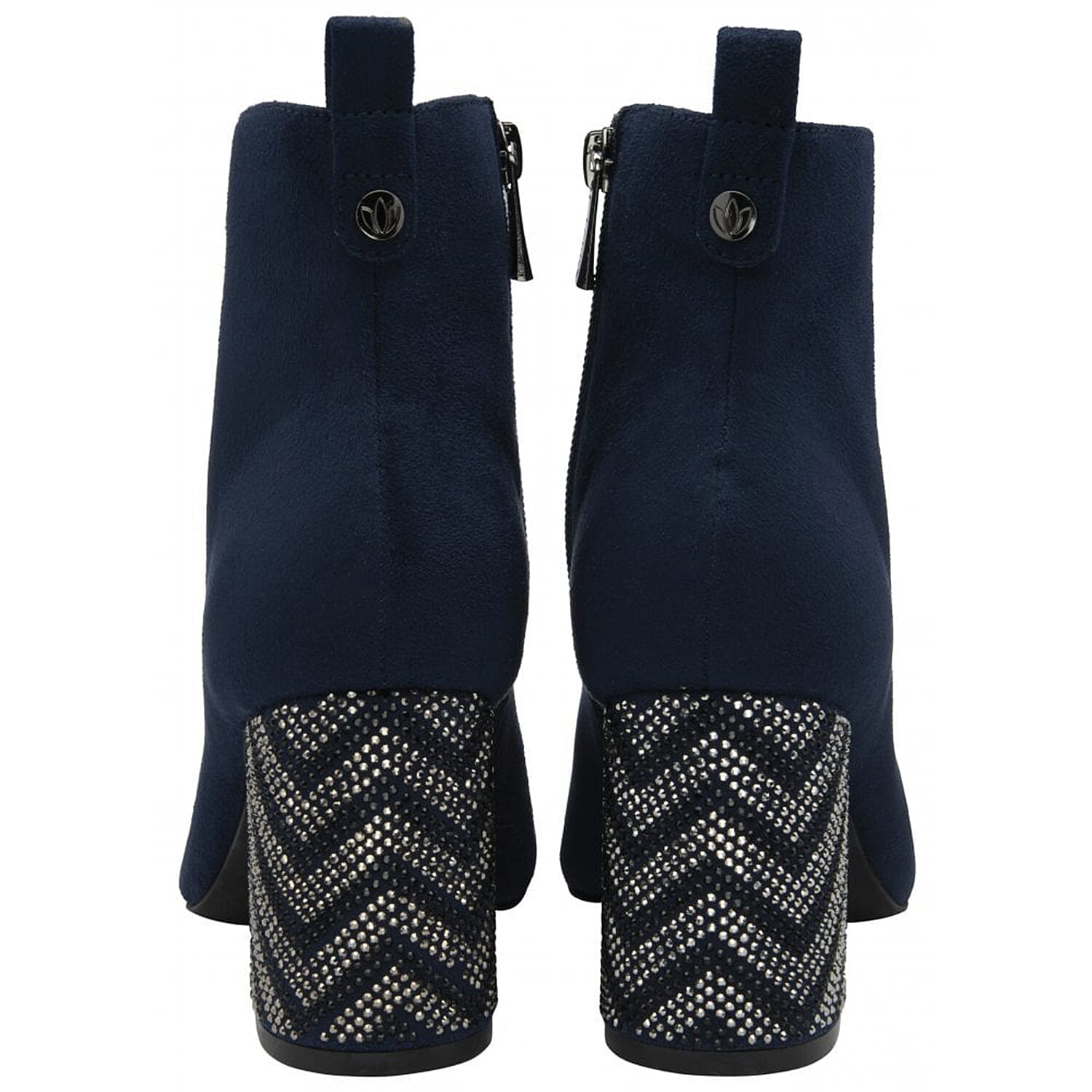 Lotus Lori Pointed Toe Ankle Boots (Size 4) - Navy 8305144 1