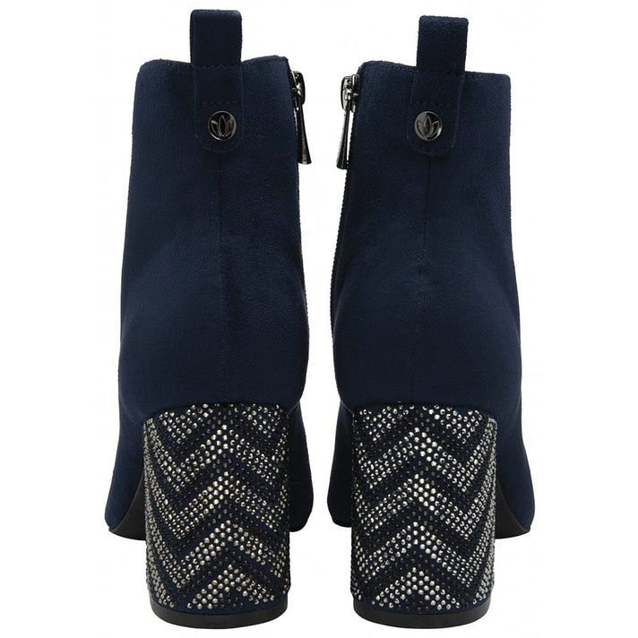 Lotus Lori Pointed Toe Ankle Boots (Size 4) - Navy 8305144 2