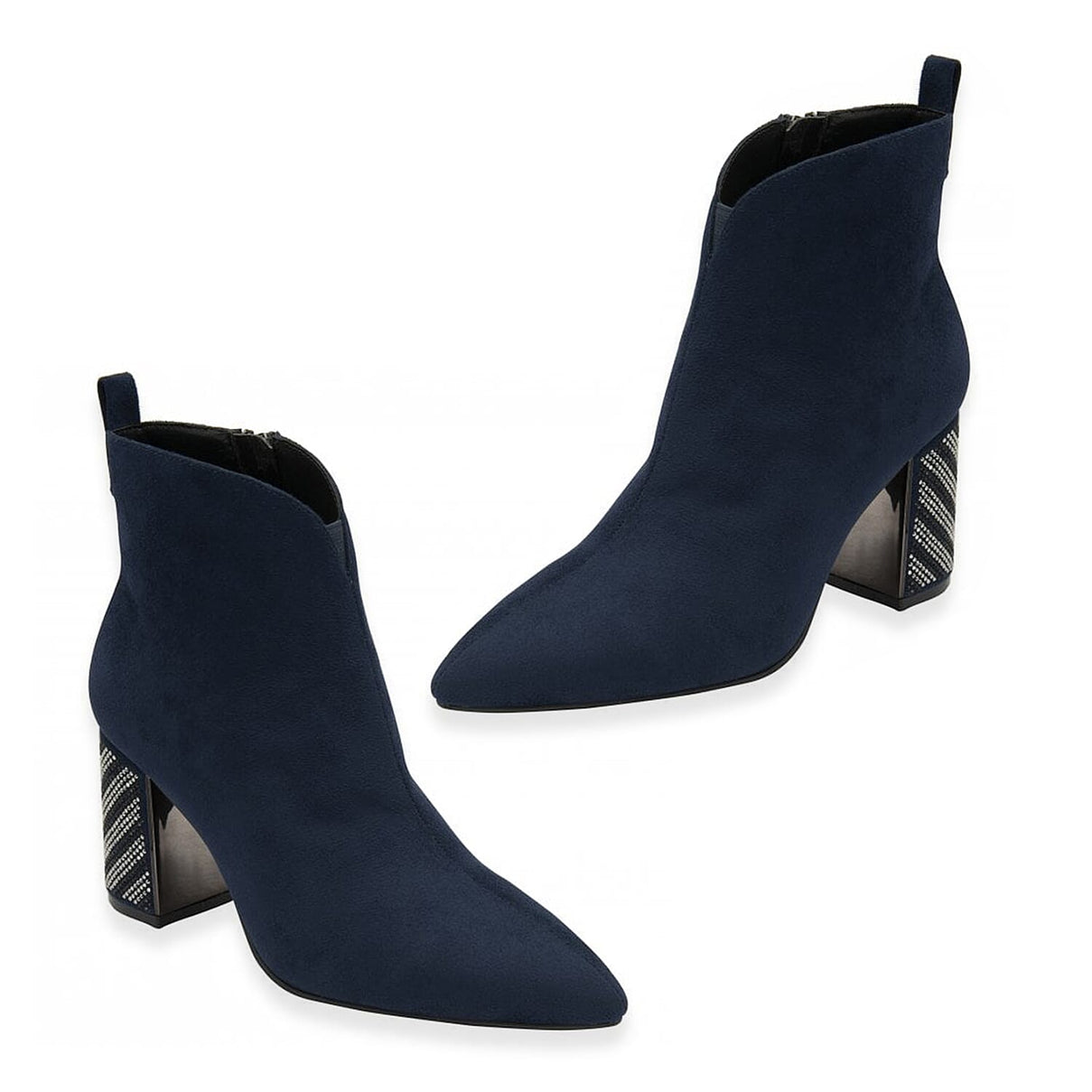 Lotus Lori Pointed Toe Ankle Boots (Size 4) - Navy 8305144 3