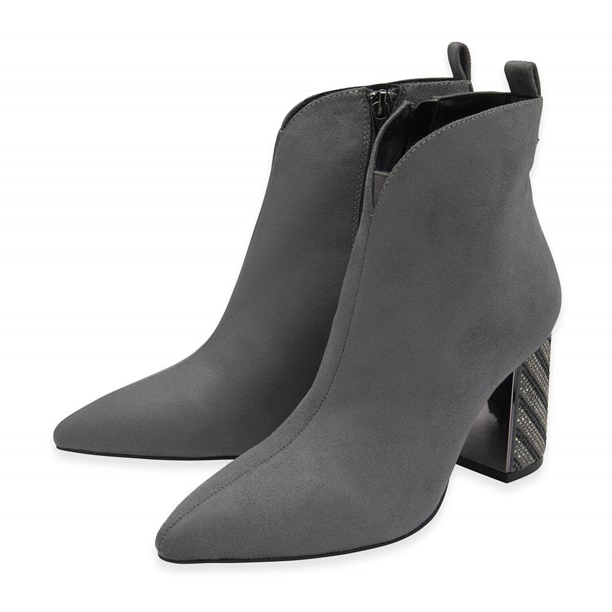 Lotus Lori Pointed Toe Ankle Boots (Size 5) - Grey V32586870 0