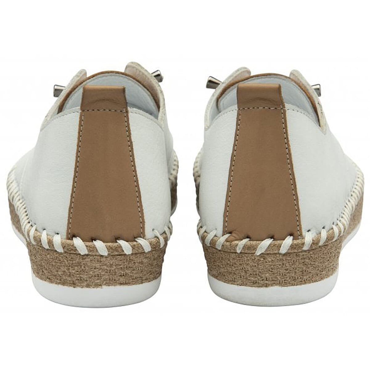 Lotus Marlie Leather Lace-Up Shoe (Size 3) - White 7797524 3