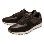Lotus Tirso Mens Leather Lace-Up Casual Shoes (Size 9) - Brown
