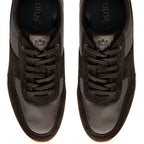 Lotus Tirso Mens Leather Lace-Up Casual Shoes (Size 9) - Brown