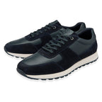 Lotus Tirso Mens Leather Lace-Up Casual Shoes (Size 10) - Navy