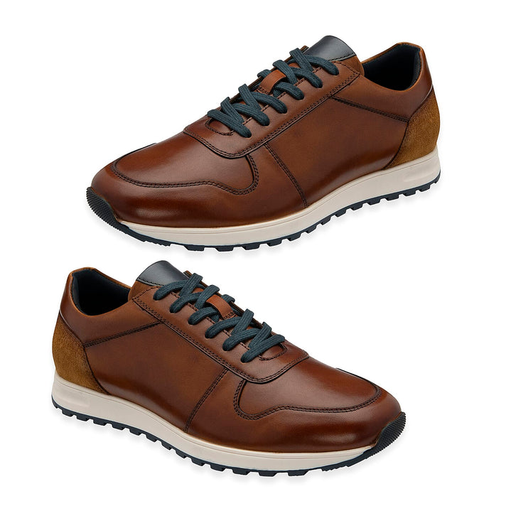 Lotus Ardezna Mens Leather Lace-Up Casual Shoes (Size 10) - Tan 8504244 1