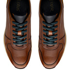 Lotus Ardezna Mens Leather Lace-Up Casual Shoes (Size 10) - Tan