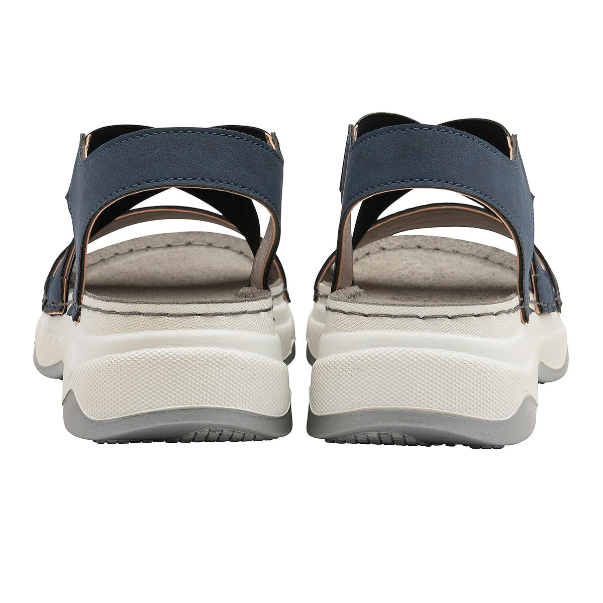 Lotus Moderna Open-Toe Sandals For Women's - Navy and Pewter 6349304 3