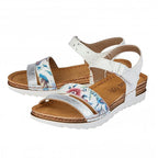 Lotus Prato Velcro Sandals (Size 6) - White