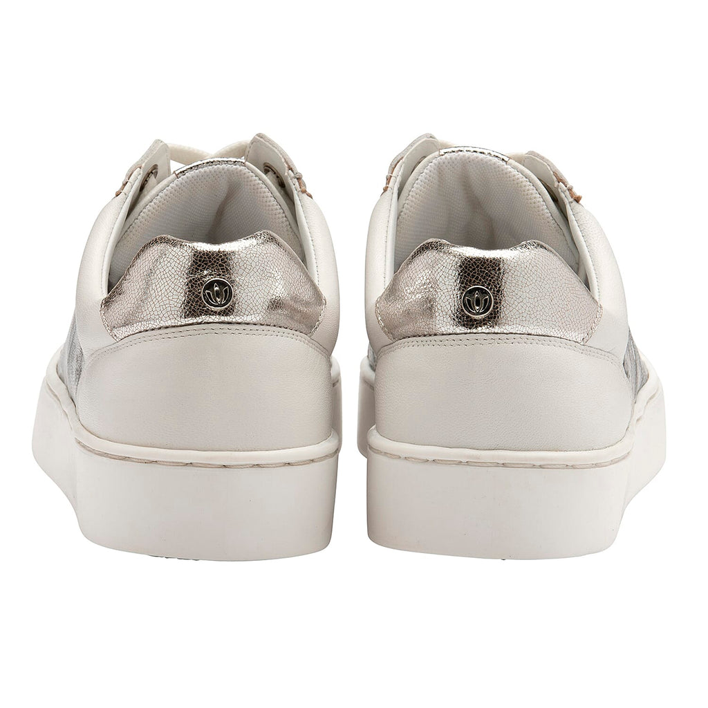Lotus Siama Floral Trainers (Size 3) - White