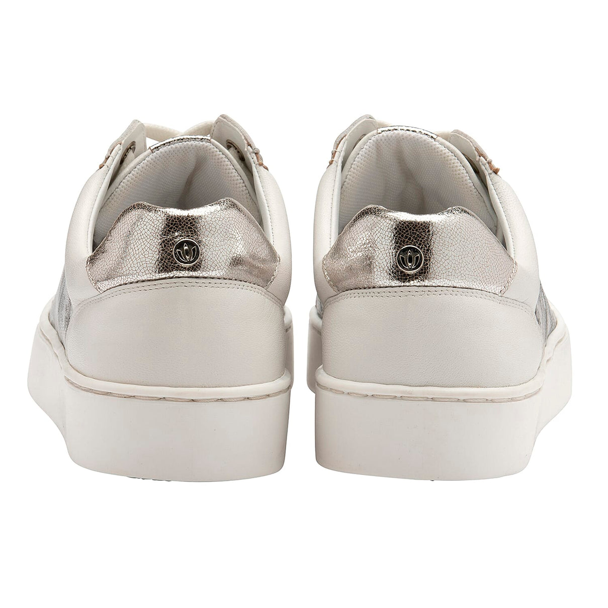 Lotus Saima Floral Pattern Women's Trainers - White 6500910 2